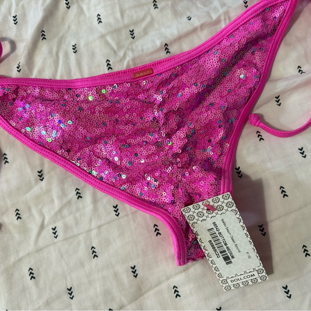 💕DOLL Malibu Sequin Classic Crunch💕 - Picture 4 of 7